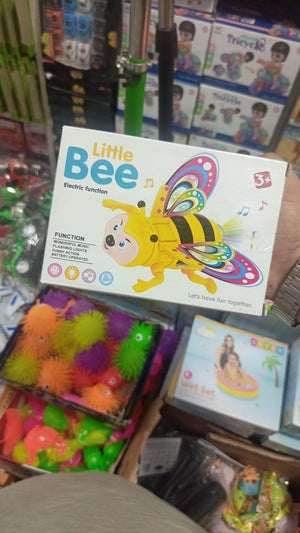 Interactive electronic toy for kids aged 1 to 5. Light up musical bee toy for children