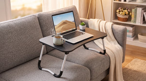 Wooden study table for laptop and notebook