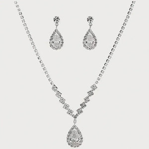 Elegant black zircon bridal accessories for women