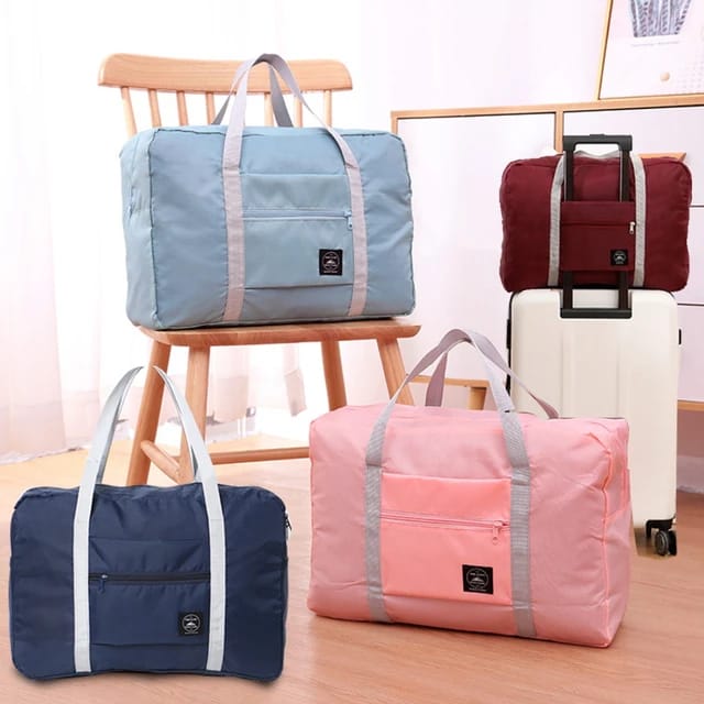 Large Capacity Foldable Travel Bag – Waterproof Luggage Storage Organizer Tote Bag