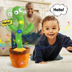 Dancing Talking Cactus Toy with LED lights