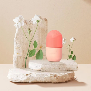 Reusable silicone face ice roller for skincare