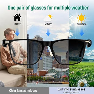 Smart wearable glasses with HD camera and Bluetooth connectivity