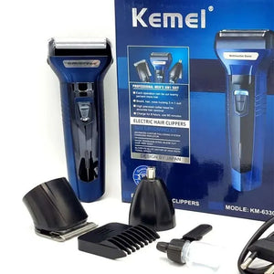 Kemei KM-6330 rechargeable grooming kit accessories