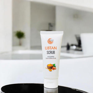 Natural ingredient skincare ubtan scrub for all skin types