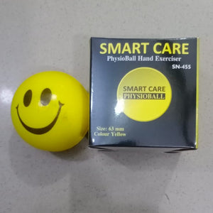 Smart Care PhysioBall hand exerciser in yellow