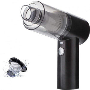 Portable car vacuum cleaner in black