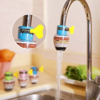 Water-saving kitchen faucet attachment for sink