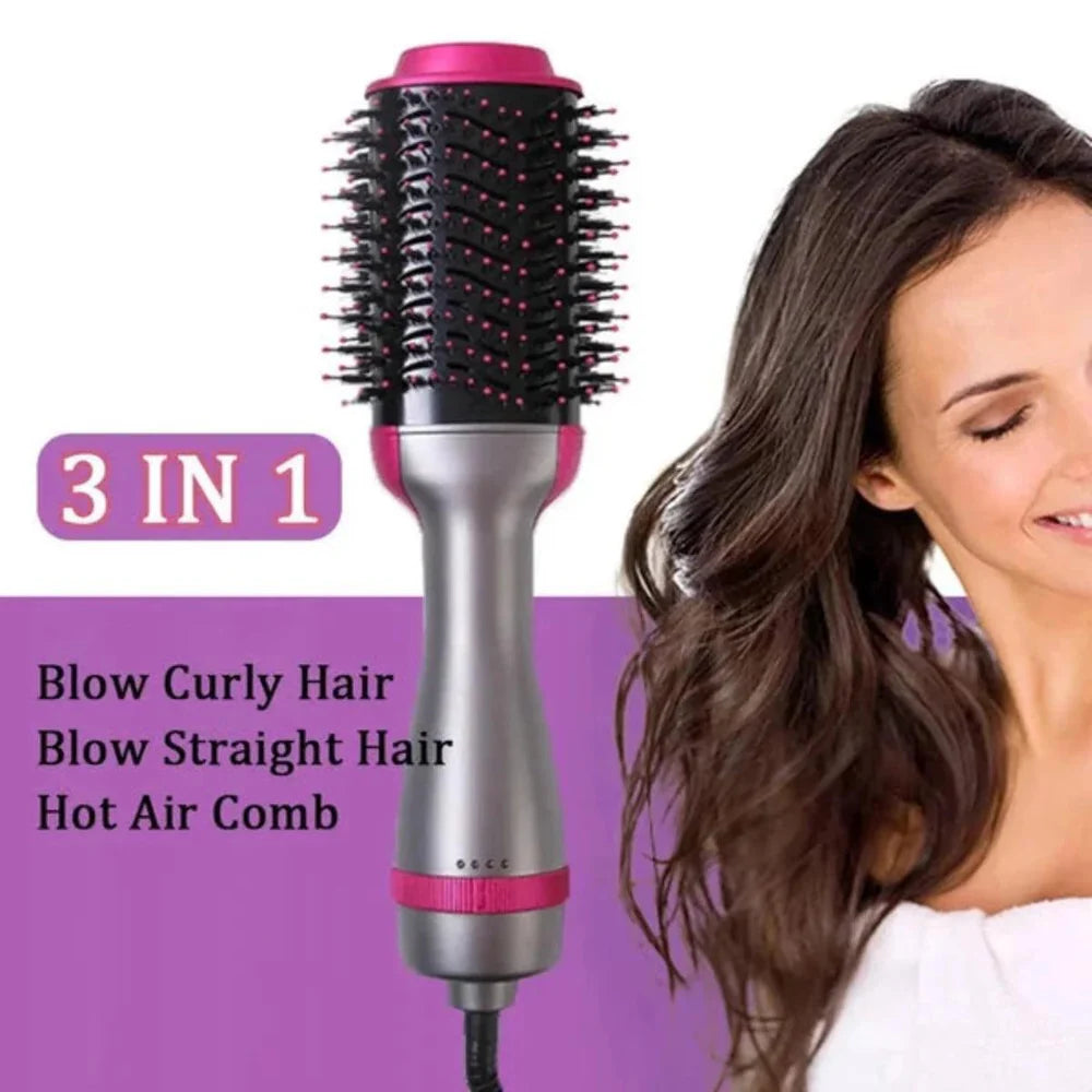 Electric hair styling brush for everyday use