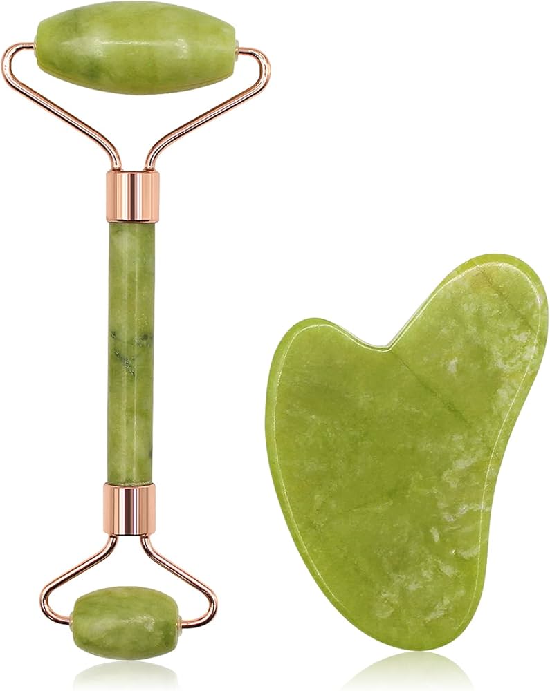 Jade facial massage tool for refreshed-looking skin
