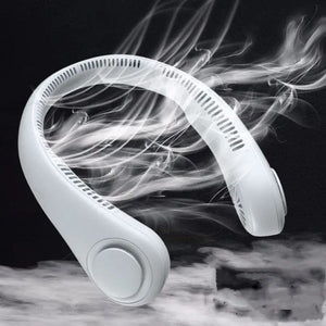 Rechargeable wearable cooling fan available in Pakistan