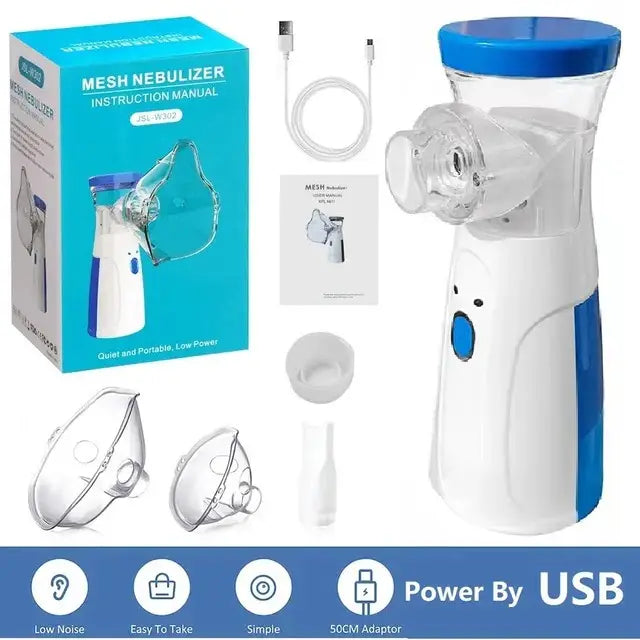 Portable mesh nebulizer machine for kids and adults