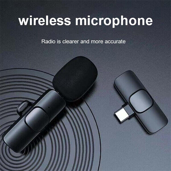 K8 Wireless Lavalier Microphone – Type-C Plug & Play for Smartphones