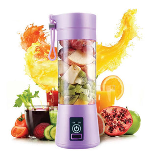 Portable electric juicer cup for fresh smoothies